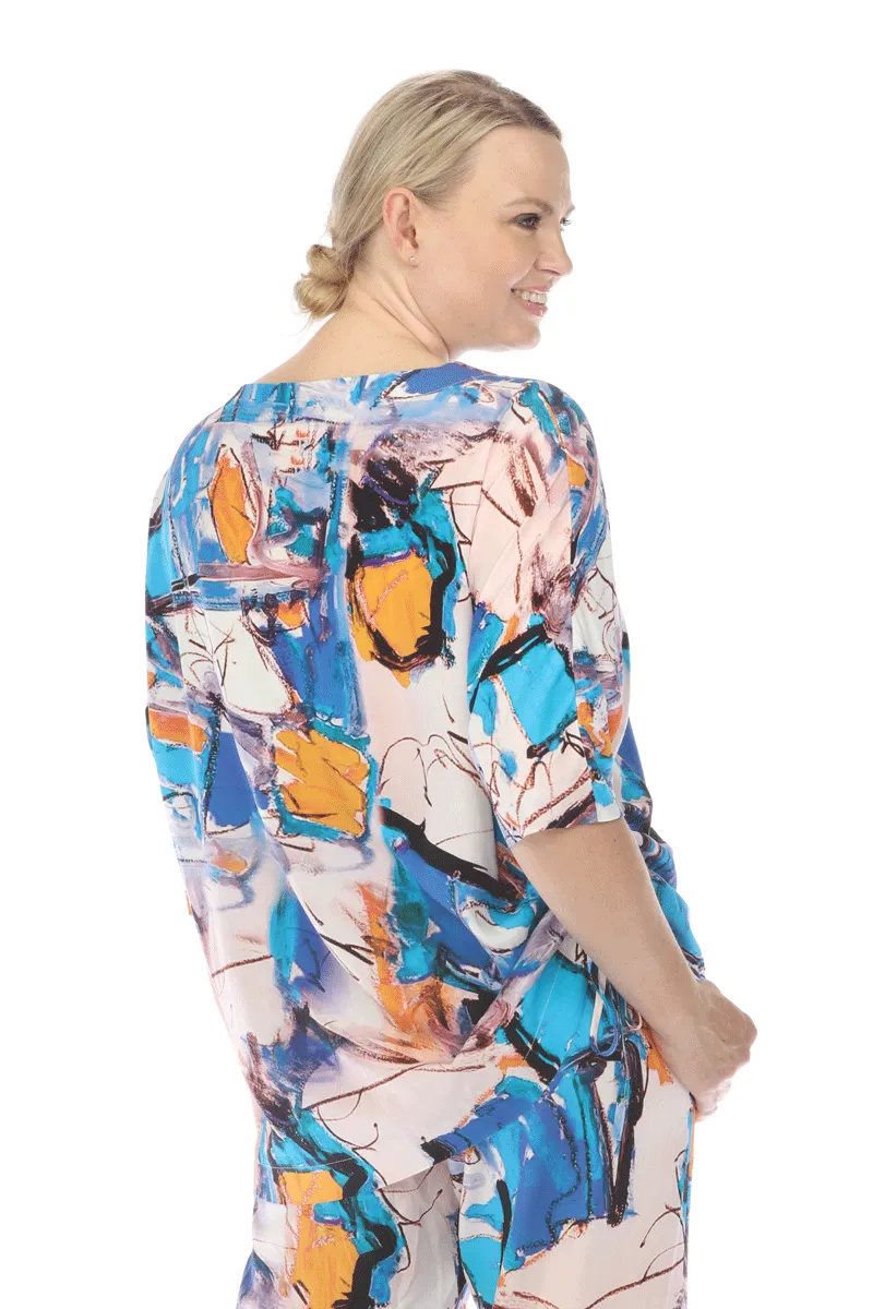 Terra Abstract Art Top