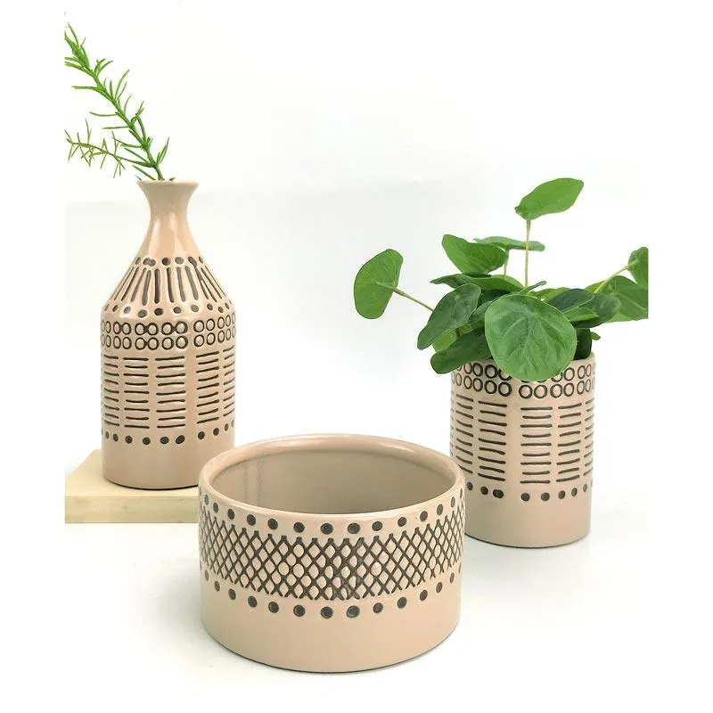 Thea Tribal Planter - Small (7cm)