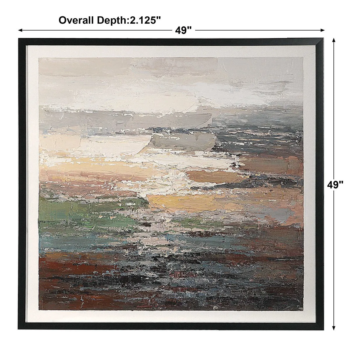 Tides- Framed Canvas