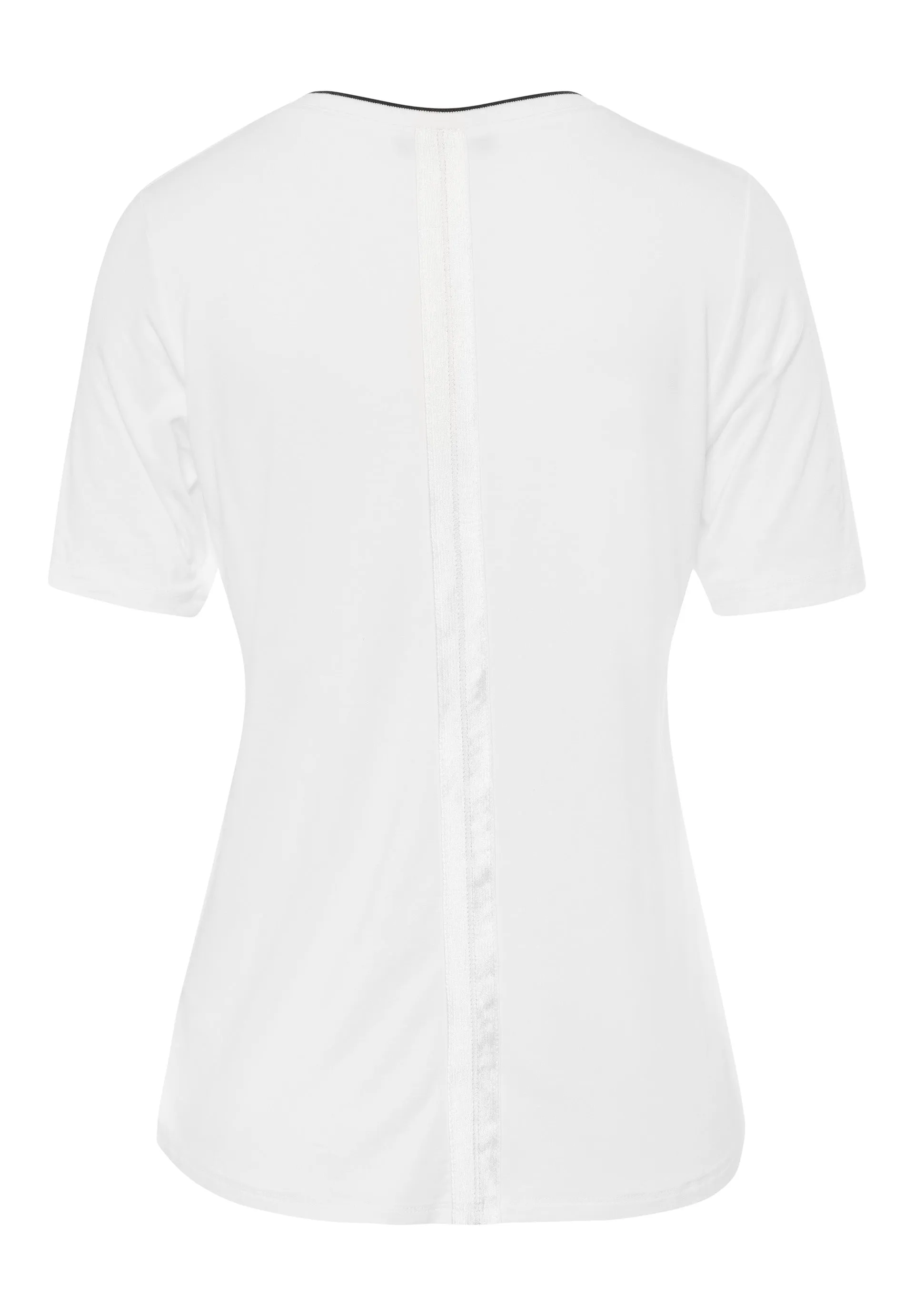 Tuzzi Decorative V Neck Sweater Like T-shirt
