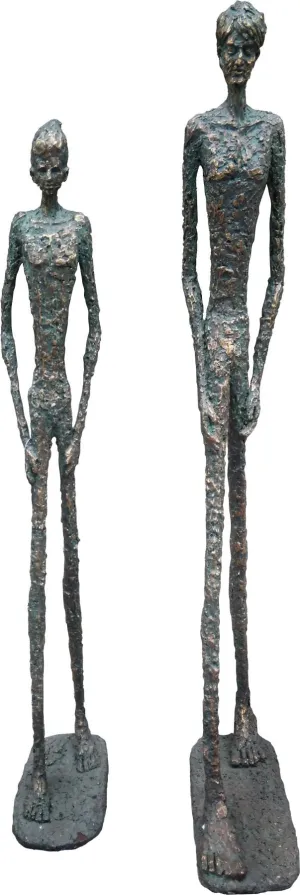 Two Friends Sculptures Set Of 2