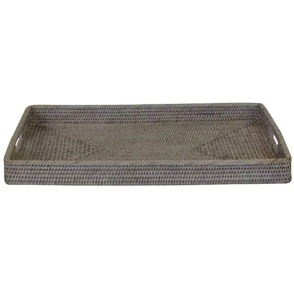 Verandah Natural Rattan Tray Rectangle Small