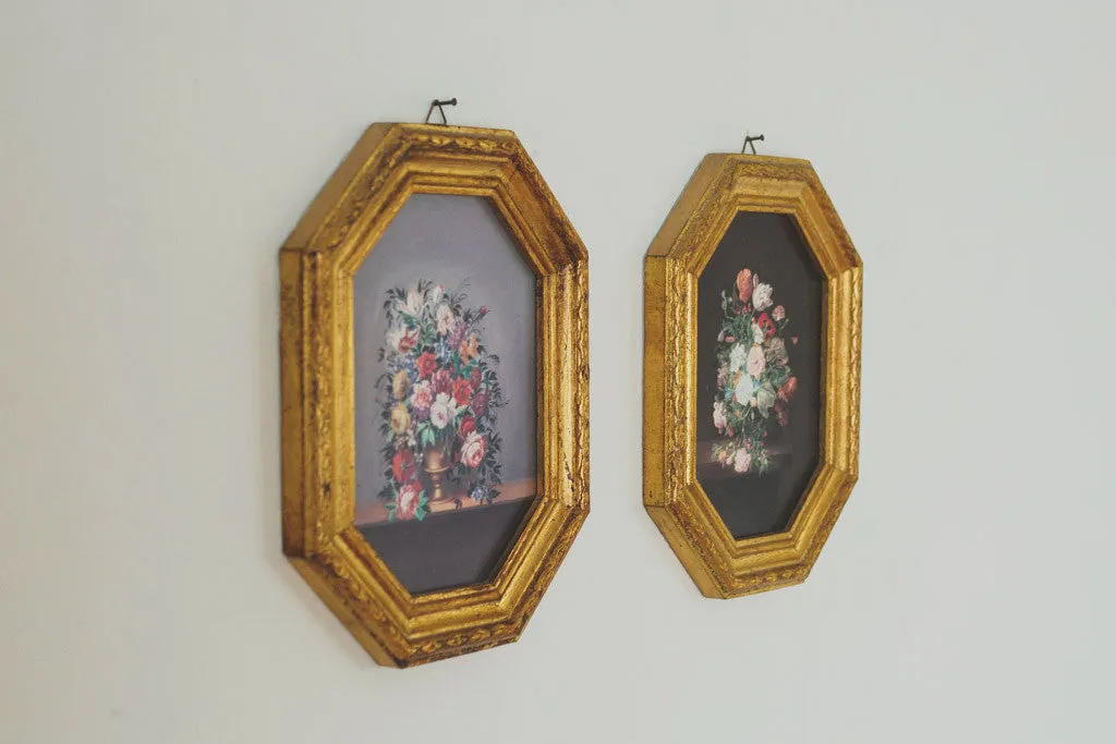 Vintage Italian Floral Prints