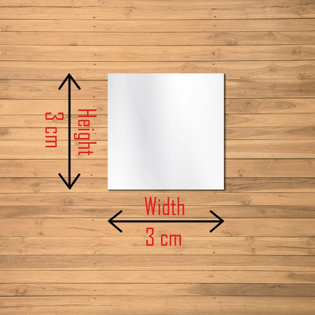 WallWear Mirror Sticker for Home | Mirror Finish Wall Stickers | Pack of (36 Square Chips Silver) -Self Adhesive Acrylic Sticker, Mirror Stickers for Home & Festivals Decoration