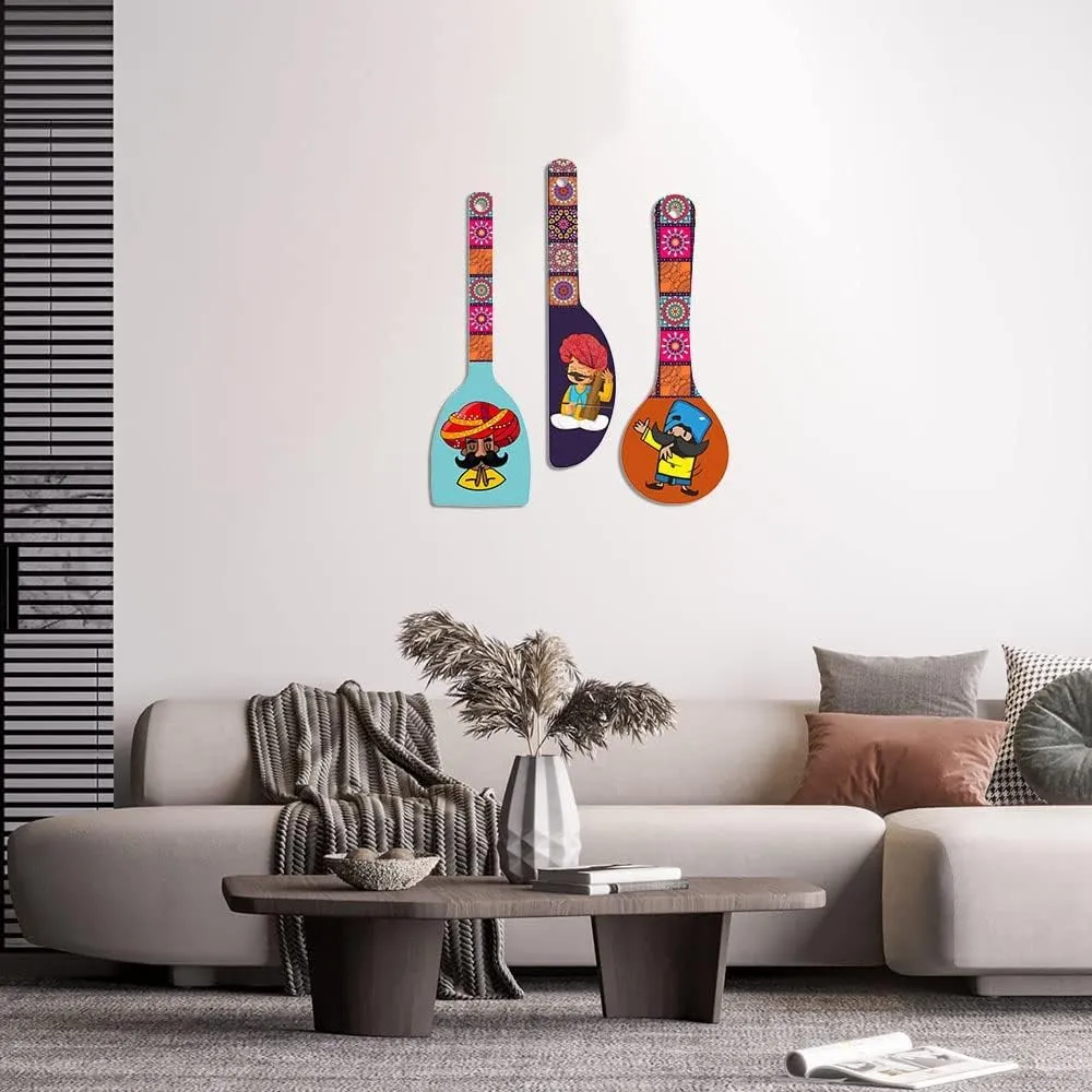 Xtore Decorative Wall Art MDF Wooden Wall Hanger for Living Room | Bedroom | Office | Kitchen | Home Decor - (XT130)