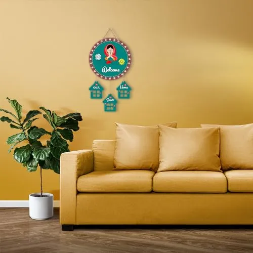 Xtore Decorative Wall Art MDF Wooden Wall Hanger for Living Room | Bedroom | Office | Kitchen | Home Decor - (XT132)